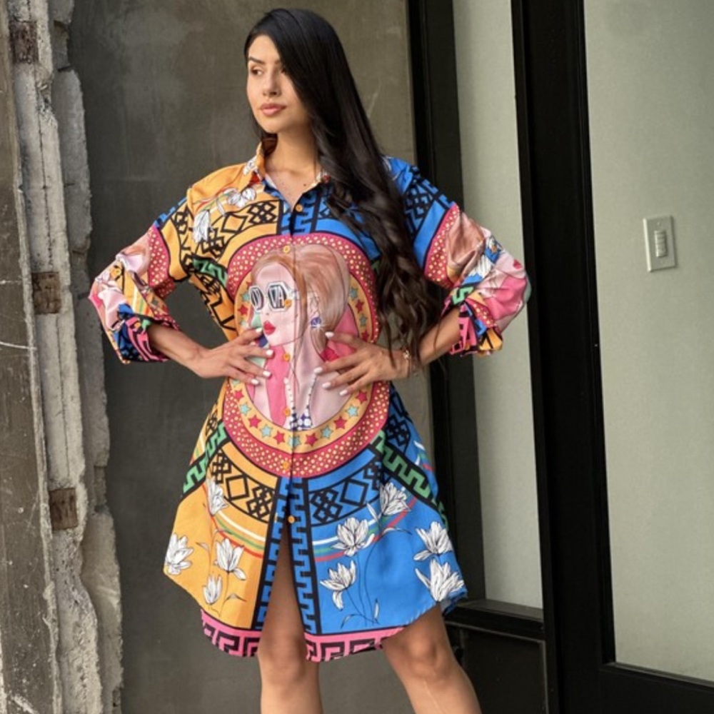 ShopEvelynne Graphic Dress NWT